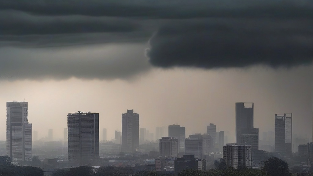 当雷暴撕裂雾霾：气候危机下的极端天气交响曲
