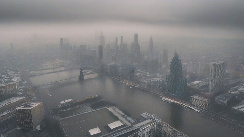 雨雾交织的双重奏：解码城市天气中的湿润与朦胧