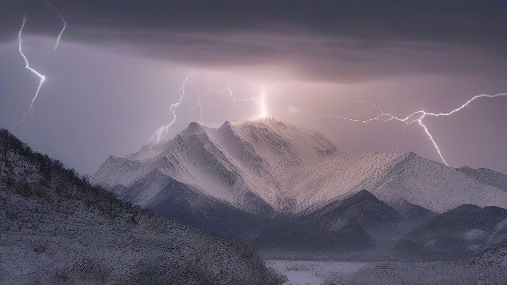 雪天雷暴：当冬日静谧邂逅天空怒吼的极端天气奇观