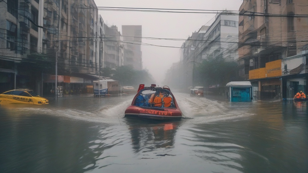 极端天气交响曲：当暴雨、高温与雷达预警共舞