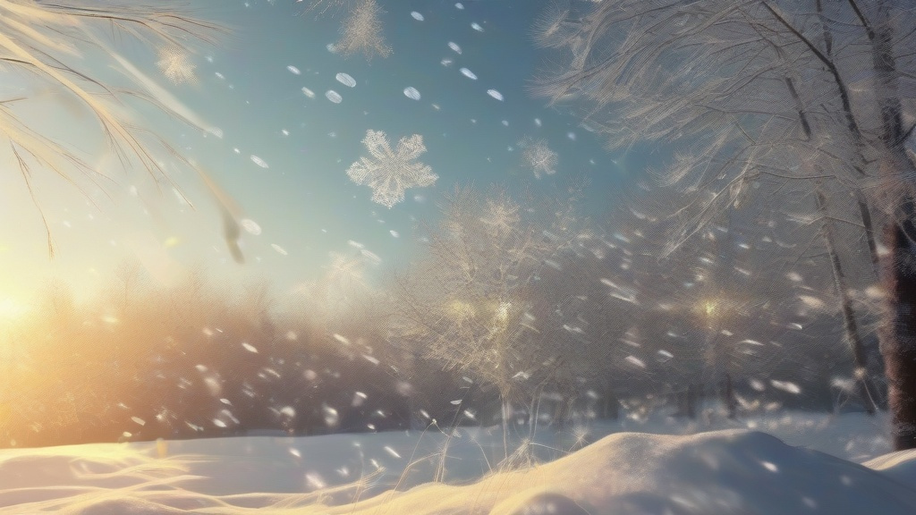 冰火交织：当雪天邂逅极端高温的奇幻气象图景