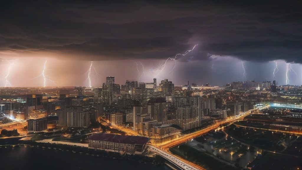雷暴突袭城市：雨幕中的生存指南与气象科学解析